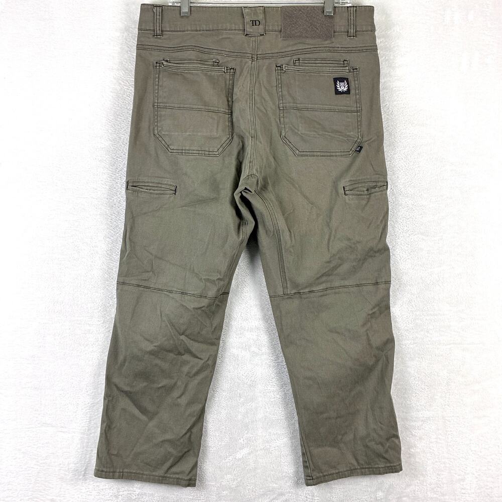 TD Apparel Pants Men 36x30 Gray Carlos Ray Tactical Stretch Workwear EDC Utility - Picture 4 of 15